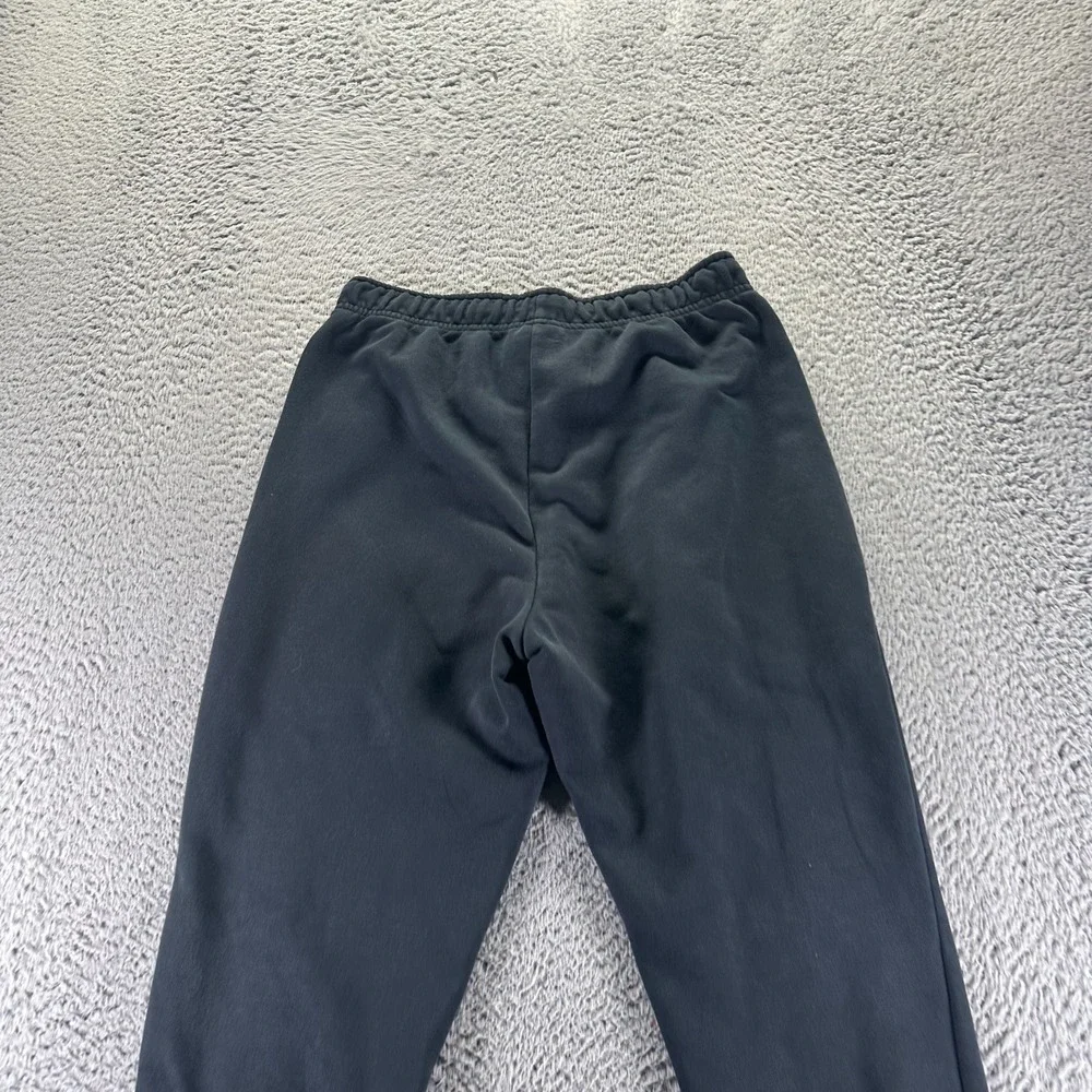 Nike Dri-Fit Sweatpant S Mens‎ Black Cotton Denim Tapered Drawstring Performance